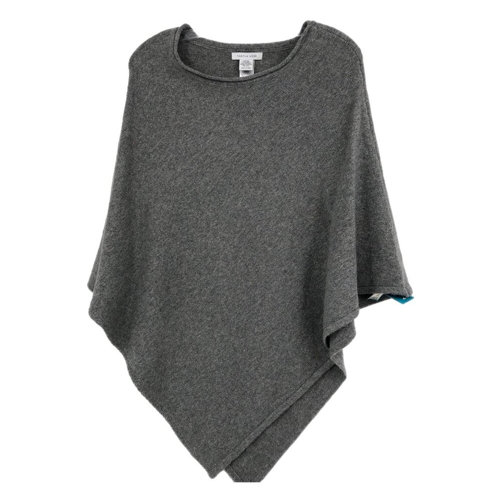 Tabitha Gray Basic Poncho | Elbow Length Sleeves
